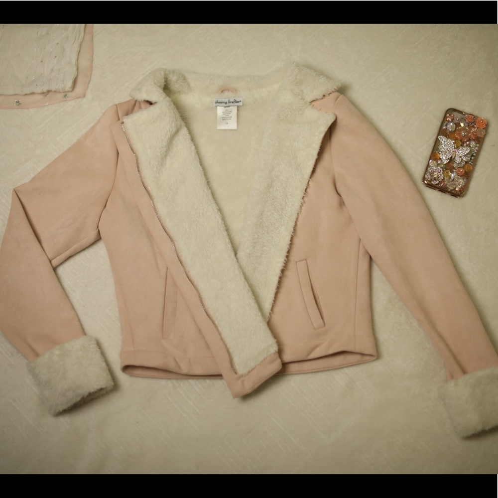 Pink fluffy Jacket